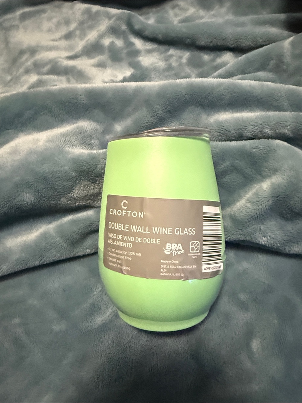 Crofton Green Double Wall Wine Glass